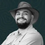 Portrait of Álvaro Cubero, expedition leader and wildlife photographer